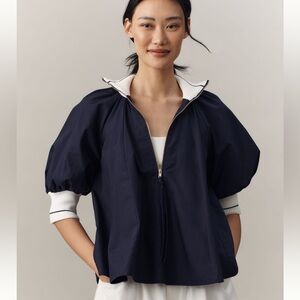 BNWT - Anthropologie Sporty Henley Swing Top - Medium